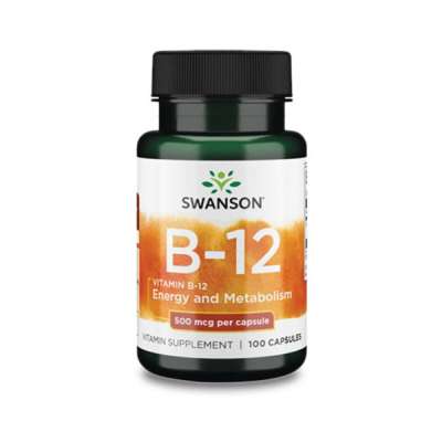 SWANSON B12 VITAMIN 500 mg/100 db