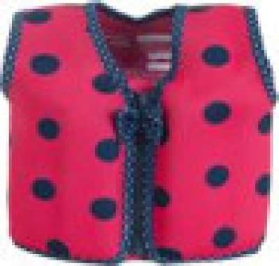 Konfidence Jackets™ gyermek úszómellény - PINK LADYBIRD Rugalmas neoprén anyagú úszómellény 8 kivehető úszószivaccsal