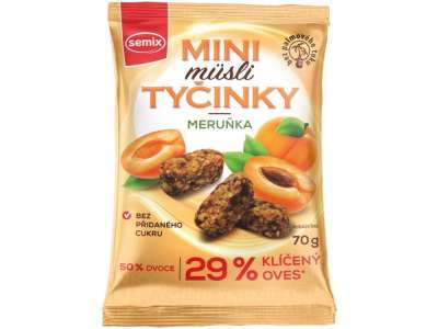 Semix mini müzli snack sárgabarackos 70 g
