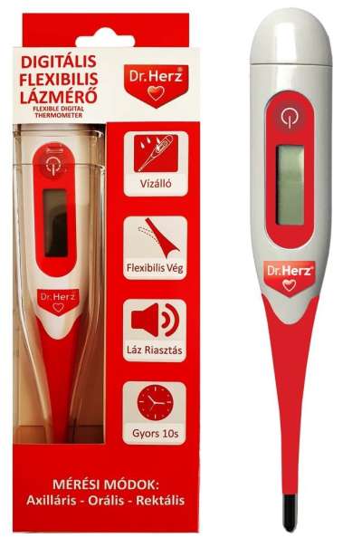 Dr.Herz digitális-flexibilis lázmérő ÚJ!