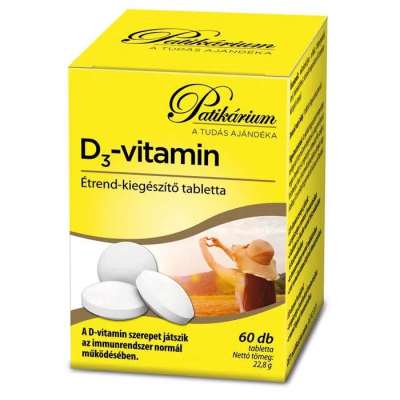 PATIKÁRIUM D-3 VITAMIN 2000NE 60 db