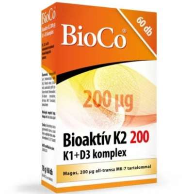 BIOCO BIOAKTÍV K2 200 K1-D3 VIT.60 db