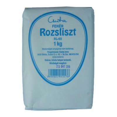 Csuta fehér rozsliszt rl-60 1000 g