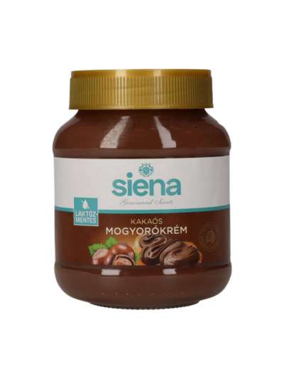 Siena kakaós mogyorókrém laktózmentes 400 g