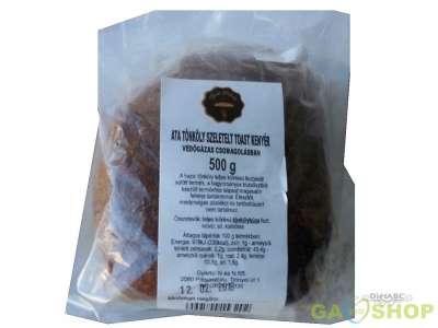 Ata tönköly szeletelt toast kenyér 15 napos 500 g