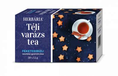 HERBÁRIA TÉLI VARÁZS TEA - FEKETERBIZLI ÍZESÍTÉSŰ 20 db