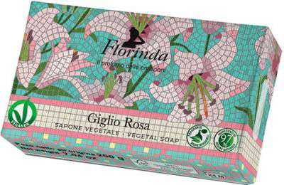 Florinda szappan mozaik rózsaszín liliom 200 g