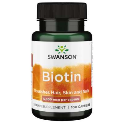 SWANSON BIOTIN 5000 mcg/100 db