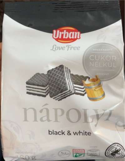 URBÁN LOVE FREE B&W TEJES-KAKAÓS NÁP.HCN 180 g