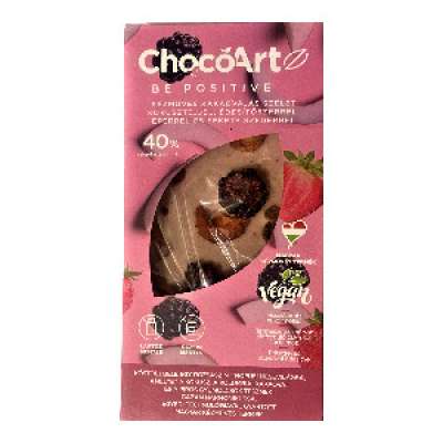 Chocoartz be positive rózsaszín kakaóvajas szelet 70 g