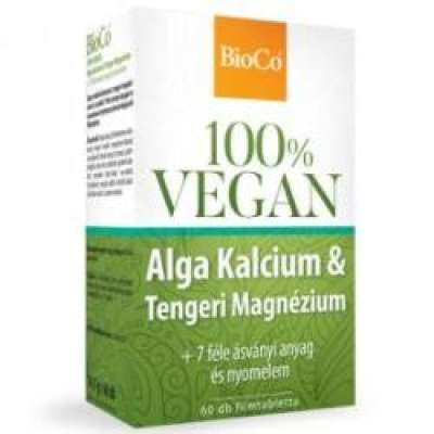 Bioco Vegán Alga Kalc.& Tengeri Magn. T. 60 db