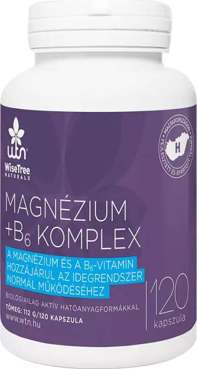 WTN Magnézium + B6 komplex 120 kapszula