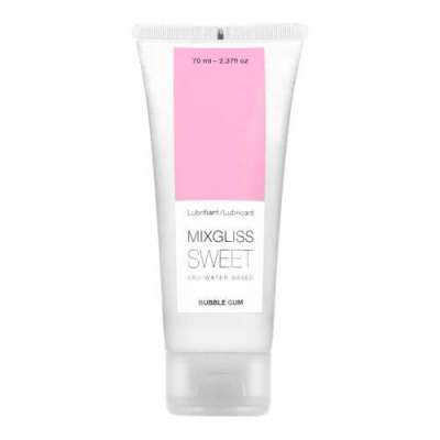 Mixgliss Sweet Bubble Gum - vízbázisú síkosító - rágó (70ml)
