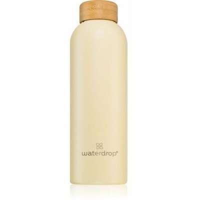 Waterdrop rozsdamentes acélkulacs sárga 600 ml 1 db