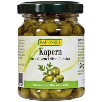 Rapunzel Kapribogyó olívaolajban BIO 120 g