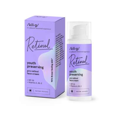 Kili.g Pro-retinol nappali arckrém SPF30