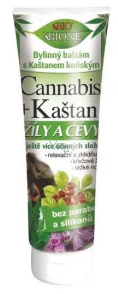 Bione gyógynövénybalzsam vénákra és erekre, kannabisz, vadgesztenye, vörösszőlőmag kivonattal 200 ml