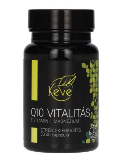 Keve q10 vitalitás étrend-kiegészítő kapszula 30 db