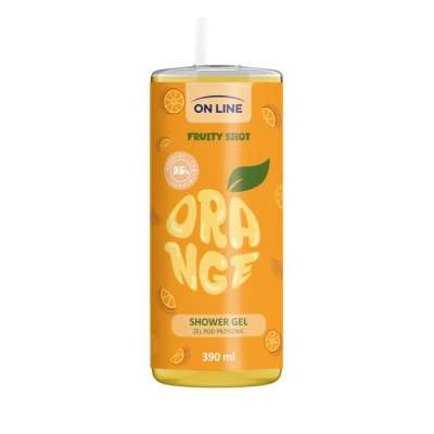 On Line tusfürdő fruity shot narancs 390 ml