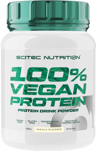 SciTec 100% Vegan Protein 1000g vanília