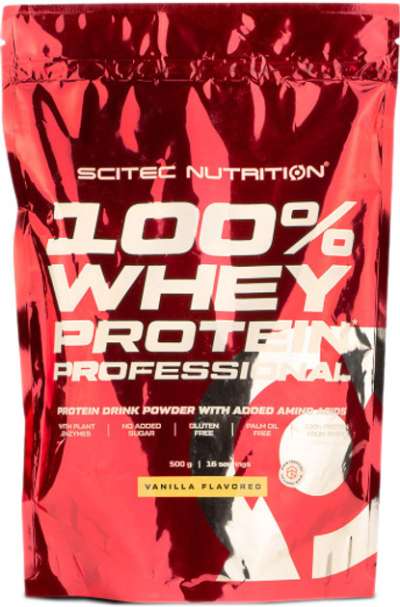 SciTec 100% Whey Protein Professional 500g vanília