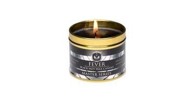 Fever - paraffin gyertya - fekete (120g)