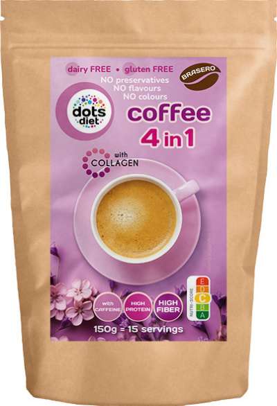 DOTSDIET KÁVÉ KOLLAGÉNES 150G