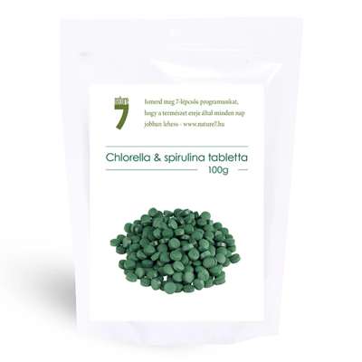 BULK SHOP CHLORELLA&SPIRULINA TAB. 100G