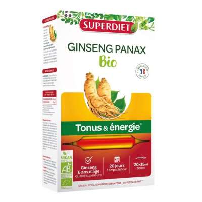 SUPERDIET AMPULLA GINSENG ENERGIASZINT
