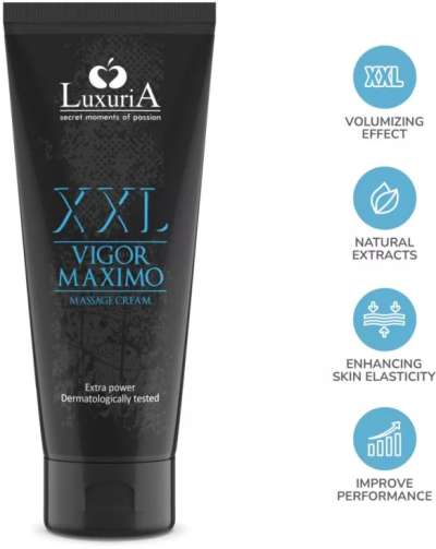 LuxuriA Vigor Maximo XXL - erekciófokozó péniszkrém (75ml)