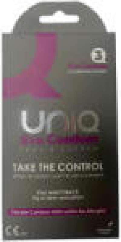 Uniq Eva - latexmentes női óvszer (3db)