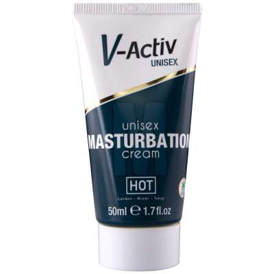 Hot V-Active - stimuláló unisex maszturbációs krém (50ml)