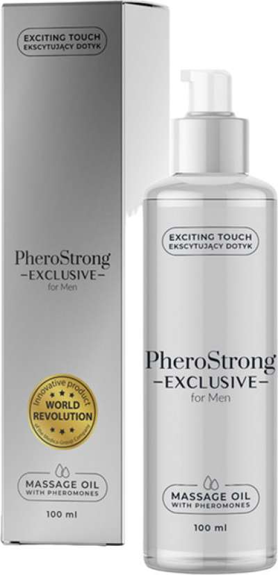 PheroStrong Exclusive - masszázsolaj férfiaknak (100ml)