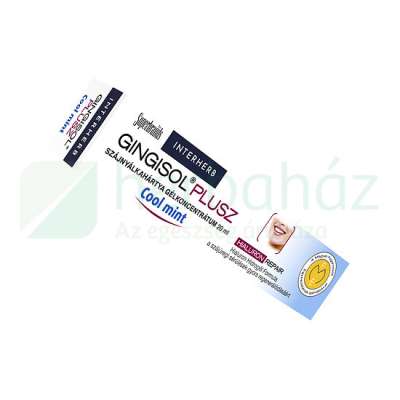 Interherb Gingisol Plusz Szájnyálkahártya Gél Cool Mint 20Ml