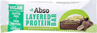 Absorice layered protein bar pisztáciás étcsokoládés réteges fehérjeszelet 50 g