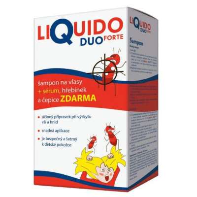 Liquido duoforte tetűírtó sampon + szérum 200+125ml 325 ml