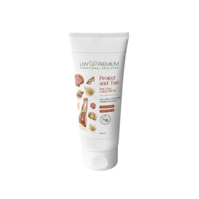 Uw premium védő és barnulást segítő naptej spf50 150 ml