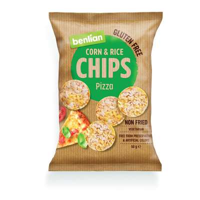 BENLIANF.KUKOR.&B.RIZS CHIPS PIZZÁS 50 g