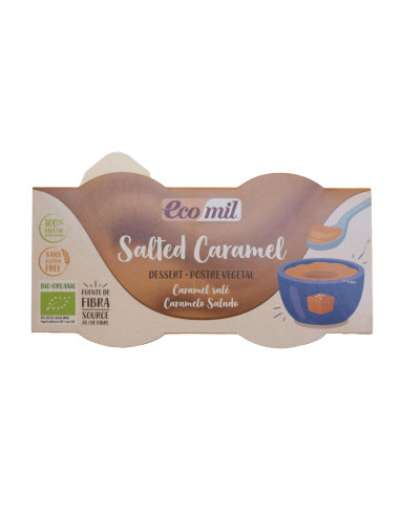 Ecomil bio desszert sós karamell 2x125g 250 g