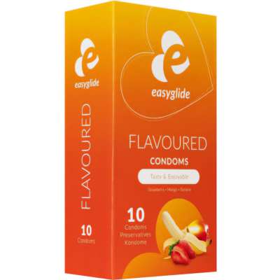 EasyGlide Flavoured - gyümölcsös óvszer (10db)