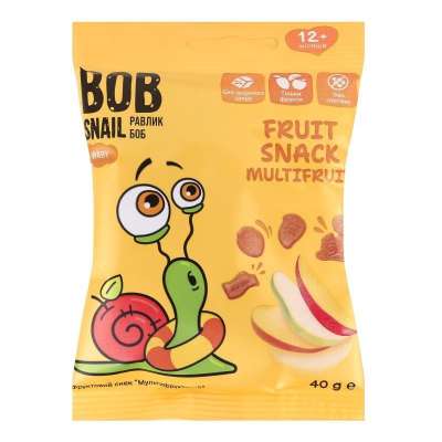 Bob Snail gyümölcs snack multifruit 40 g