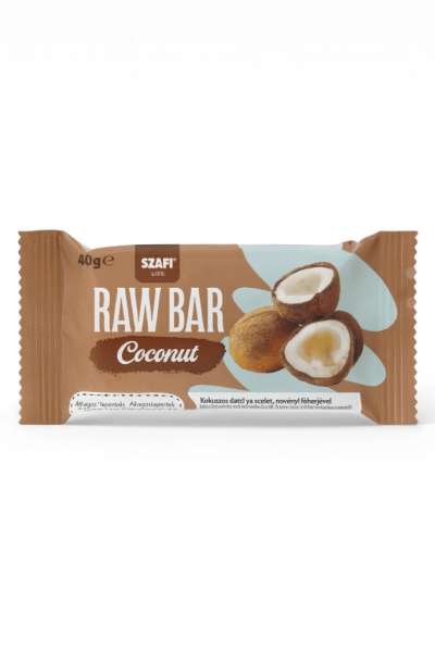 Szafi Life proteines raw bar coconut gluténmentes 40 g