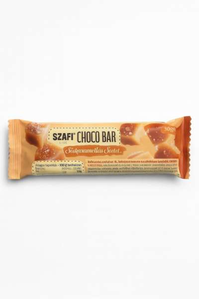 Szafi Life choco bar sós karamellás szelet gluténmentes 30 g