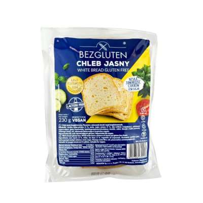 Bezgluten gluténmentes fehér kenyér 230 g