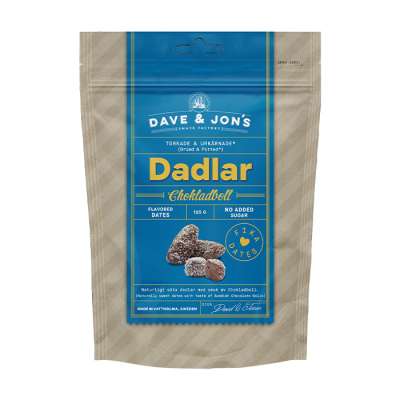 Dave & Jon's dates chocolate ball mag nélküli ízesített datolya kókuszos csokigolyó ízben, hozzáadott cukor nélkül 125 g