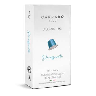 Carraro koffeinmentes kávékapszula nespresso kompatibilis 10 db