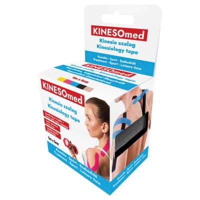 Kinesomed kineziológiai tapasz fekete 5cmx5m 1 db