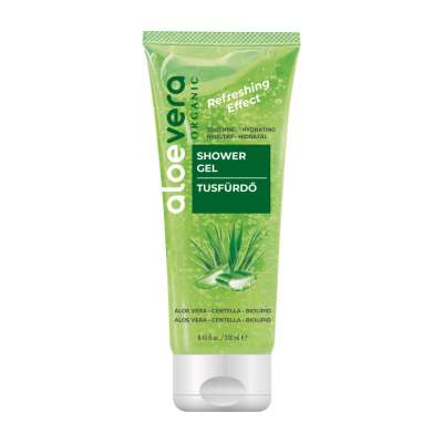 Aloe vera organic frissítő tusfürdő 250 ml