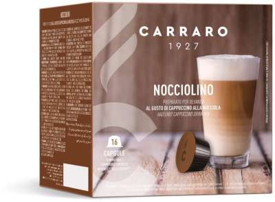 Carraro nocciolino kávékapszula dolce gusto kompatibilis 16 db