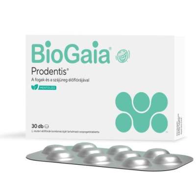 Biogaia prodentis szopogatótabletta mentol ízű 12 éves kortól 30 db